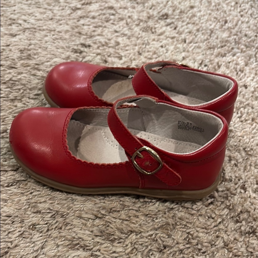Charming Red Kids Mary Jane Dress Shoes